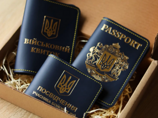 Подарунковий набор, шкіряні обкладинки