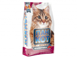 Корм для котов Пан Кот, яловичина 10 kg