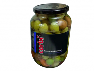 Коктейль з оливок Corbi Mediterraneo Corbi, 700/400g