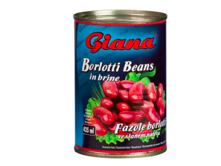 Квасоля консервована Giana Borlotti Beans, 400 ml