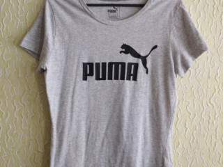 Жіноча футболка сірий меланж,р.10, Puma , Бангладеш