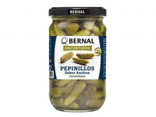 Огірки мариновані Bernal Pepinillos Sabor Anchoa, 300 g