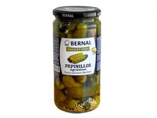 Огірки мариновані Bernal Pepinillos Agridulces, 685 g
