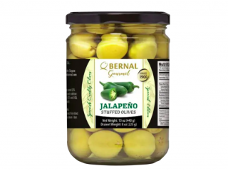 Оливки фаршировані Bernal Gourmet Jalapeno, 436 g