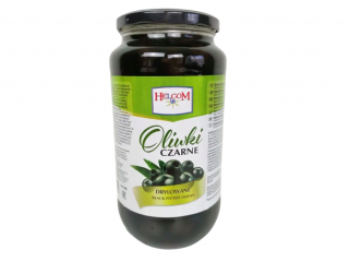 Чорні оливки без кісточки Helcom Oliwki Czarne, 880 g