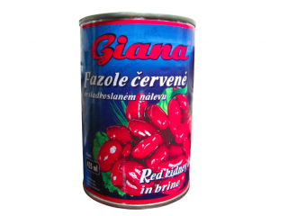 Фасоль червона Giana fazole cervene, 400 g