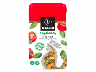 Макарони Gallo Ensaladas Helices Pasta Tomate 3min, 450 g