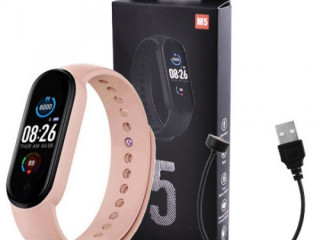 Смарт браслет M5 Smart Bracelet Watch Bluetooth, рожевий
