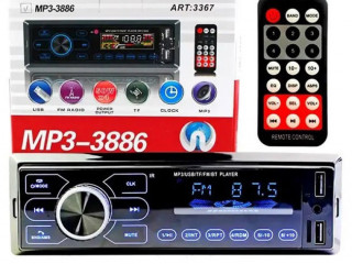 Автомагнітола з сенсорним дисплеєм MP3 3886 ISO 1DIN