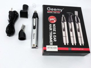 Тример для бороди носа та вух GEMEI GM-3107 3в1,