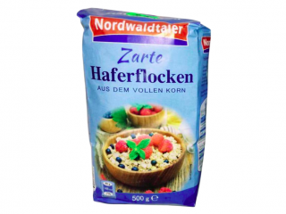Вівсяні пластівці Haferflocken Zarte Nordwaldtaler, 500 g