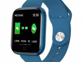 Smart Watch T80S, два браслети, температура тіла, тиск, оксиметр. Колір: синій