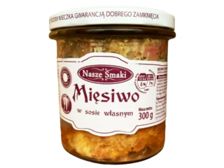Тушонка Nasze Smaki Miesiwo w sosie wlasnym, 300 g
