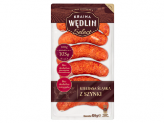 Ковбаса Kraina Wedlin Kielbasa Slaska z Szynki, 450 g