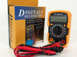 Мультиметр DT-830 LN з підсвічуванням та звуком ABaTap до 750 В Помаранчевий