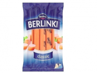 Сосиски з свинини Morliny Berlinki classic, 250 g