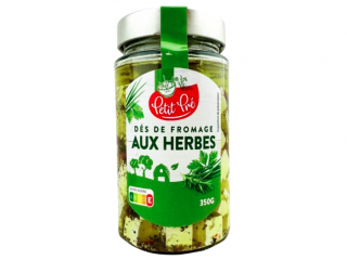 Сир фета Petit Pre Des de Fromage aux Herbes, 350 g