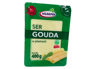 Сир нарізка Gouda Mlekpol, 400 g