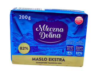 Масло вершкове Mleczna Dolina Ekstra 82%, 200 g