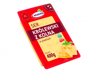 Сир нарізаний Mlekpol Królewski z Kolna, 400 g