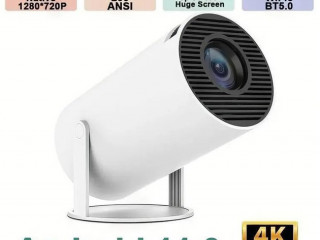 LED Проектор для дома портативный Смарт с WiFi, Bluetooth, Android 11, 1280х720р