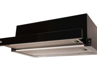 Вытяжка VentoLux Garda 60 BG (900) LED, черное стекло