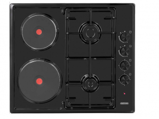 Варочная поверхность Eleyus duo 60 BL H2 EF, черная
