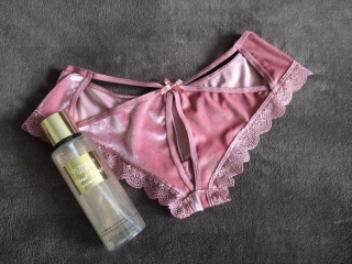 Шикарні еротичні бархатні трусики з доступом, р.S, Victoria's Secret, Шрі-Ланка