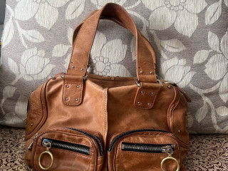 Брендовая женская винтажная сумка Chloe, с номером