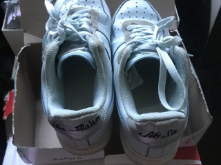 Кроссовки кожаный Nike air force-США, стелька 25,5см