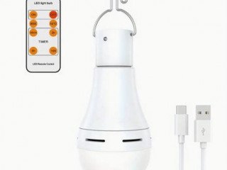 Акумуляторна LED-лампочка 7Вт з пультом дист/керування, час роботи від 5 годин