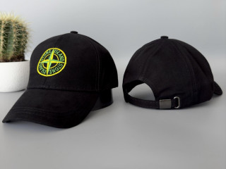 Кепка чорна Stone Island черная