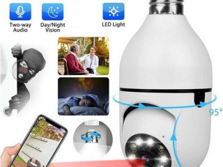 Камера відеоспостереження лампочка CAM E27 WIFI 360/90 поворотна